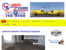 Tablet Screenshot of lubbocksteamer.com